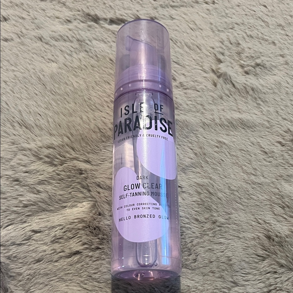 Isle of Paradise Dark Glow Clear Self Tanning Mousse